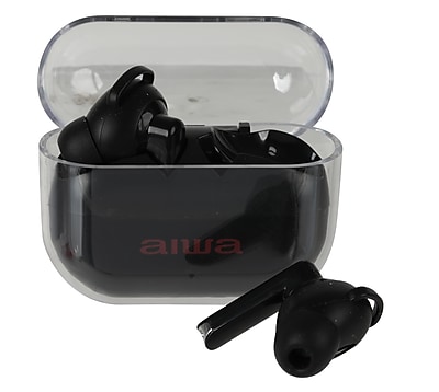 Aiwa Prodigy Clear True Wireless Stereo Earbuds, Black (AI1010-BLK) Sansujyuku sansujyuku.com
