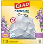 Glad ForceFlex Tall 13 Gallon Drawstring Kitchen Trash Bag, Gain Lavender with Febreze Freshness, White, 110 Total Bags (79157)~#|#~EE75D4B7-0DD4-41FE-8779A4386BA26761_sc7