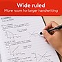 STAPLES Composition Notebook, 9.75” x 7.5”, Wide Ruled, 100 Sheets, Blue, 24‑Pack~#|#~EE76754A-3F98-4D35-B4825A8065C44573_sc7