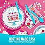 Say Hooray! Floral Cake Birthday Props Party Paper Plates and Napkins Set, Multicolored, 48/Pack (DTC0065E2G)~#|#~EE770889-1592-4ABB-B8A58BD960227EAC_sc7
