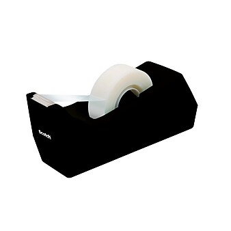 Scotch Desktop Tape Dispenser, Black (MMMC38BK)