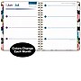 2027 Excello Brands 9" x 11" Weekly & Monthly Standard Planner, Paperboard Cover, Black Floral Pink (FSHN-CY27-8511-06)~#|#~EE7C2924-D40E-4AD4-8007BE3F0B340B14_sc7