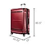Ricardo Beverly Hills Rodeo Drive 2.0 28" Hardside Suitcase, 8-Wheeled Spinner, Crimson Red (098-29-618-4VP)~#|#~EE85F3D7-C99C-44F3-A37AEC769651CDBD_sc7