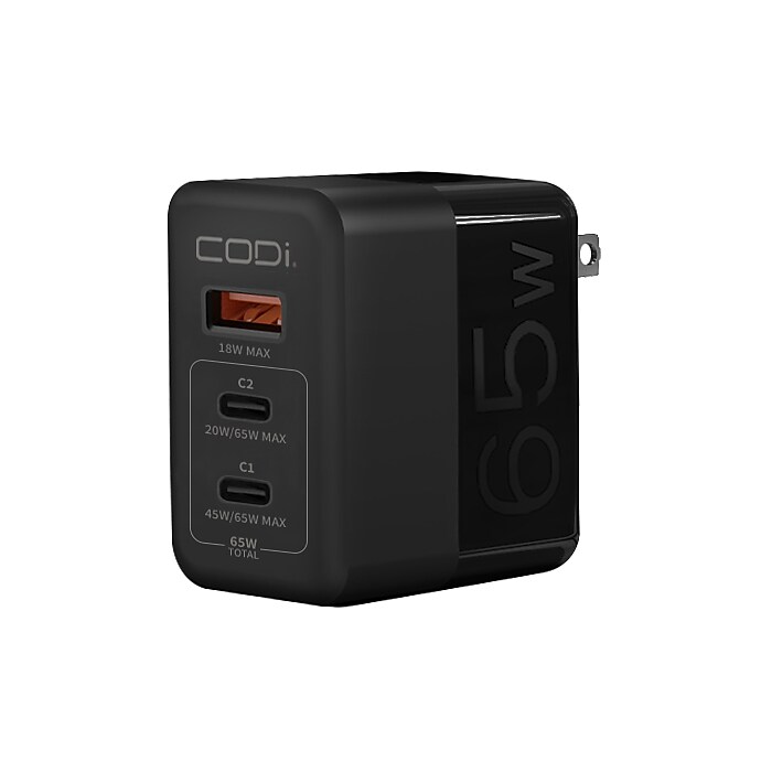 CODi 65W GaN Triple Port Wall Charger (A01106) | Staples