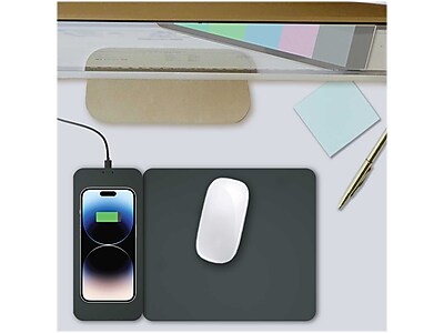 OTM Essentials Non-Skid Wireless Charging Mouse Pad