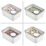 iDESIGN Polypropylene Containers, White/Clear, 2/Pack (28208M2) ~#|#~EE91FD59-F9CF-4899-8F0948CE13894252_sc7