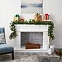 Nearly Natural 9-ft Christmas Pine Artificial Garland with 50 Warm White LEDs Lights (W1100)~#|#~EE9383EC-21C3-498E-8F280B7420B523DA_sc7