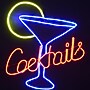 National Tree Company 23" LED Light Strip Cocktails Sign (DF-19010010L)~#|#~EE9BA5B5-F21A-46C5-AB100494BE55EC35_sc7
