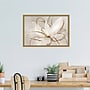 Amanti Art Transparent Beauty III (Floral) by Eva Watts Framed Canvas Wall Art Print, 23" x 16" (A42675040764)~#|#~EE9BD550-C30B-468F-A2A7B7C776F3FC8F_sc7