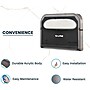 Alpine Industries Toilet Seat Cover Dispenser, Half-Fold, Black, 2/Pack (453-PKG)~#|#~EE9EB877-3FE3-48A1-AE4F102D9B1E4BB8_sc7