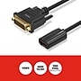 Staples TECH DVI-D to HDMI Audio/Video Adapter, Male to Female, Black (ST62359)~#|#~EEA1719E-5FE1-441D-8BDE87858AEDD751_sc7
