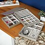 Household Essentials Stackable Jewelry Trays 3 Varieties with Compartments for Necklaces, (HH742-1)~#|#~EEA4CB4A-0C96-4C8F-817A347A297BCF17_sc7