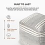 Anji Mountain Summit Stone Fabric Square Pouf Ottoman (AMBPF174-1616)~#|#~EEA5D3AC-6F7E-4001-B4C39AE336AA1F40_sc7