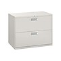 HON Brigade 600 Series 2-Drawer Lateral File Cabinet, Locking, Letter/Legal, Gray, 36"W (HON682LQ)~#|#~EEAB54BA-018D-4F5B-B0F45A25C72B2E80_sc7