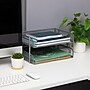 Mind Reader Metal Side Loading Stackable Letter Tray, Letter Size, Silver (ESTACK2-SIL)~#|#~EEABCD41-C4CF-4CE7-9C4D604B30766213_sc7