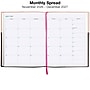 2027 Excello Brands 8" x 10" Weekly & Monthly Standard Planner, Paperboard Cover, Pink/Black (PKT-CY27-810-PK)~#|#~EEAC3AEF-7317-49CB-885D6E879518ADA3_sc7