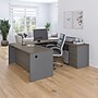 Bestar Prestige 92.3"W Laminated Wood U-Shaped Executive Desk Bundle, Antigua (99871-52)~#|#~EEAF2CD4-6AAE-42E5-8B750B3D2C87F0DB_sc7