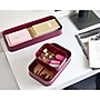 interDesign Eco Office 3-Compartment Stackable Plastic Desk Organizer, Burgundy, 3 Piece (95533N)~#|#~EEB0013C-634D-46E3-B3C056F09119D450_sc7