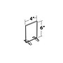 Azar Sign Holders, 4" x 6", Clear Acrylic, 10/Pack (132726)~#|#~EEB26B10-9BBB-48D9-8FE7B314ECDC71EC_sc7
