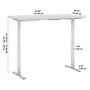 Bush Business Furniture Move 60 Series 60"W Electric Height Adjustable Standing Desk, Black Walnut/Black (M6S6030BWBK)~#|#~EEB2EB4B-22B7-4D08-940502EE79C1F8DB_sc7