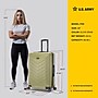 US Army FOX 28" Hardside Suitcase, 4-Wheeled Spinner, TSA Checkpoint Friendly, Olive Drab (USLFOX00L-GRN)~#|#~EEB3608F-83D3-4776-93843AE9CD787DE3_sc7