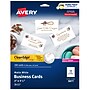 Avery Clean Edge Business Cards, 2" x 3 1/2", Matte White, 200/Pack (5871)~#|#~EEB457B1-D564-432D-B50A4BDA34044B5D_sc7