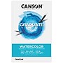 Canson Graduate 5.5" x 8.5" Watercolor Pad,  20 Sheets/Book, 3/Bundle (MCX525008010-3)~#|#~EEB71709-FB70-4863-8278B805856564B7_sc7