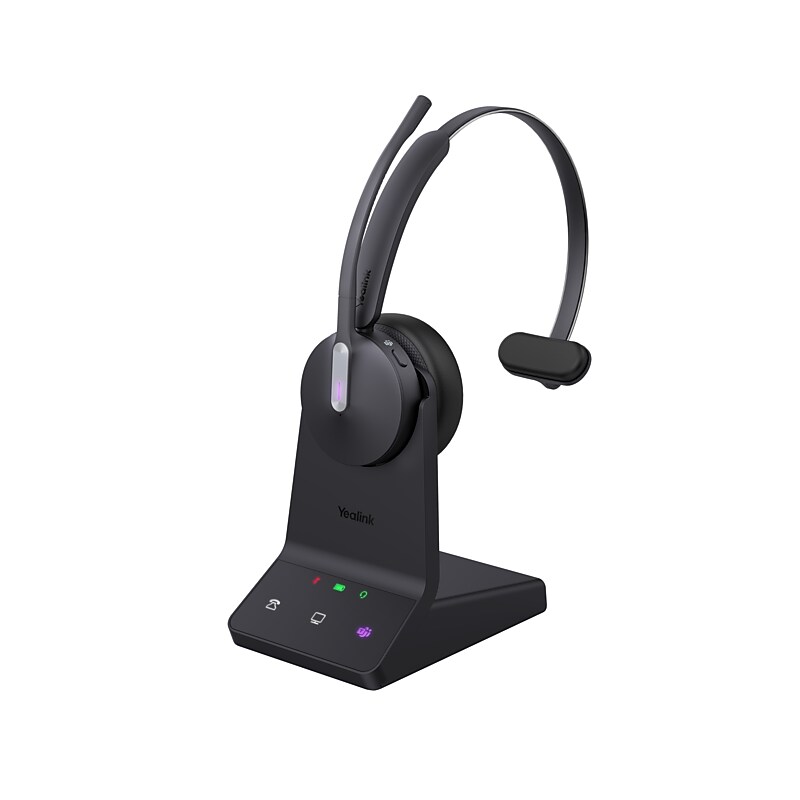 Yealink WH64 Wireless Noise Canceling Mono Phone Headset, MT Certified image 1