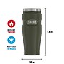 Thermos King Stainless Steel Vacuum Insulated Tumbler, 16 oz., Army Green (EASK1005AG4)~#|#~EEBA59D9-999C-41AF-84CFE3A4F19B4398_sc7