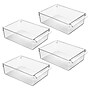 iDESIGN Medium Plastic Storage Bin, Clear, 4/Pack (28418M4)~#|#~EEBB9B54-E3D0-4F75-9FE55BF87133D498_sc7