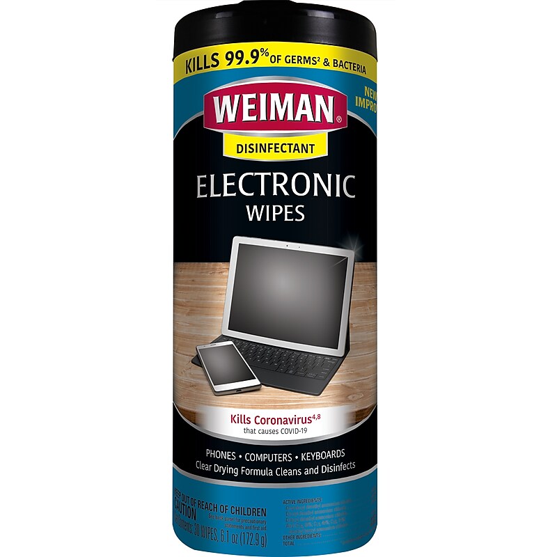 Weiman e-Tronic Wipes/Cloths (93) image 1