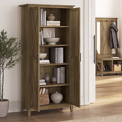 Bush Furniture Key West 66"H Storage Cabinet - Thumbnail 4