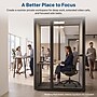 Uncaged Ergonomics Modular Acoustic Office Pod with Ventilation, Lighting and Power, Working, Black (POD-W-black)~#|#~EECCF738-34B5-4C44-AF0DDE7A04E3BFA2_sc7