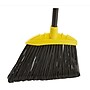 Rubbermaid 10" Jumbo Smooth Sweep Angled Broom with Black Flagged Bristles and 48" Handle , 6/CT (FG638906BLA)~#|#~EED36509-1B5A-436C-97879D14280C6816_sc7