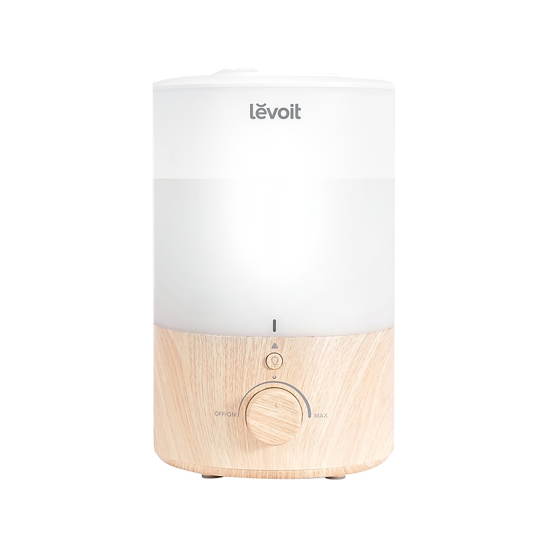 Levoit Dual 150 Ultrasonic Cool Mist Tabletop Humidifier, 0.79-Gallon, 290 sq. ft., White/Beige (HEAPHULVNUS0061Y) image 1