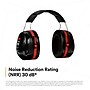 3M Peltor Optime 105 Over-the Head Earmuffs, 27 dB, Black/Red (H10A)~#|#~EED67B0E-530D-4774-8459F57961434E85_sc7