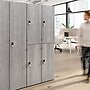 Bush Business Furniture Assure 72"H 2-Tier Platinum Gray Storage Lockers (AUS130PGK)~#|#~EED8D013-CBE4-4D72-9A25D559E8C02526_sc7