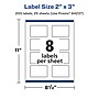 Avery Laser/Inkjet Rectangle Glossy Labels, 2" x 3", Clear, 200 Labels/Pack (94237)~#|#~EED99D75-799A-4CB3-AA2AF6352FB98E01_sc7