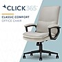 Click365 Ergonomic Velvet Swivel Executive Chair, Gray (CCHR10024C)~#|#~EEDA6936-768C-443E-8480388149818BF7_sc7