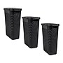Mind Reader 10.5 Gallon Hamper with Lid, Plastic, Black, 3/Pack (3PKHAMP40-BLK)~#|#~EEE06ADC-7479-431C-BFA6D8E892AE2597_sc7