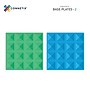 Connetix Magnetic Tiles Rainbow Blue & Green Base Plate, 2 Pieces (CNTRBG002BP)~#|#~EEE6260E-1E0F-46A3-9FABB5722D572AD7_sc7