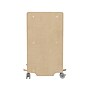 Flash Furniture Bright Beginnings Mobile 3-Tier Storage Cart, 25"H x 16"W x 16"D, Natural Birch Plywood (MK-KE24084-GG)~#|#~EEE77318-F46C-4178-B5A012B2CDD57AEE_sc7