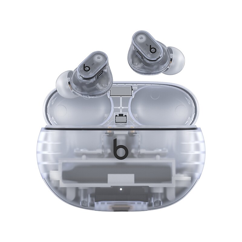 Beats Studio Buds + Wireless Noise Canceling Bluetooth Earbuds, Transparent (MQLK3LL/A) image 1