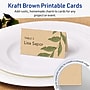 Avery Integrated Cards, 2" x 3.5", Matte Kraft Brown, 100/Pack (95324)~#|#~EEF2D443-FE22-4FAF-8F44BE866B5BD736_sc7