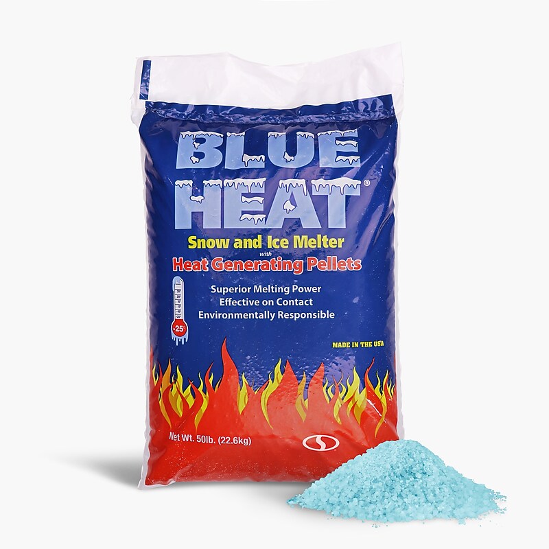 Snow Joe Blue Heat Pet Friendly Ice Melt Pellets, 50 lb. Bag (BH50) image 1