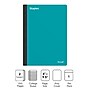 Staples Premium 2-Subject Notebook, 6" x 9.5", College Ruled, 100 Sheets, Teal (ST58328)~#|#~EEF5444B-0E9F-4B1A-A6ED10979A75F616_sc7