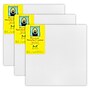 Strathmore 300 Series Primed Gallery Stretched Canvas, 8x8 inch, Pack of 3 (STT31488-3)~#|#~EEF72FD3-9B70-427A-BA52F07D85C2C694_sc7