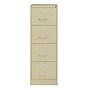 Hirsh Commercial 4-Drawer Vertical File Cabinet, Legal Size, Lockable, 52"H x 18"W x 26.5"D, Putty (14106)~#|#~EEF8052B-1265-49DC-98C41AFA356EDB47_sc7