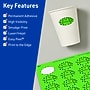 Avery Oval Multipurpose Labels, 1-1/8" x 2-1/4", Neon Green, 1680/Box (94054)~#|#~EF033175-A049-4012-BA9721642324AC07_sc7