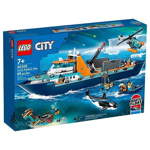 LEGO City Arctic Explorer Ship Building Set (60368) | Staples